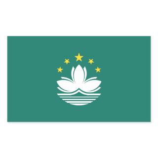 Macau Flag Rectangular Sticker