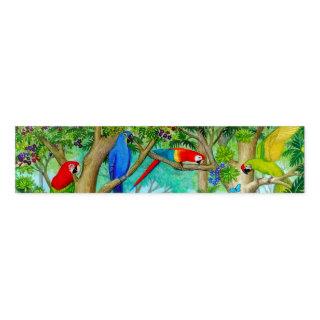 Macaw Parrot Jungle Art Napkin Bands