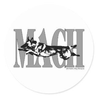 MACH Mal Classic Round Sticker