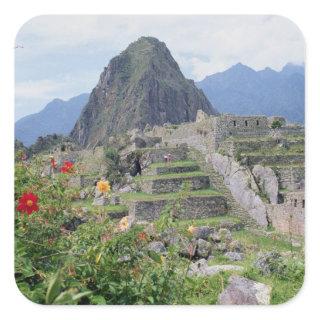 Machu Picchu, Peru Square Sticker