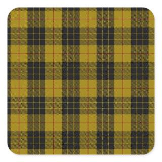 MacLeod Clan Tartan (aka "Loud MacLeod") Square Sticker