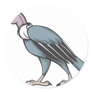 Mad Andean Condor Classic Round Sticker