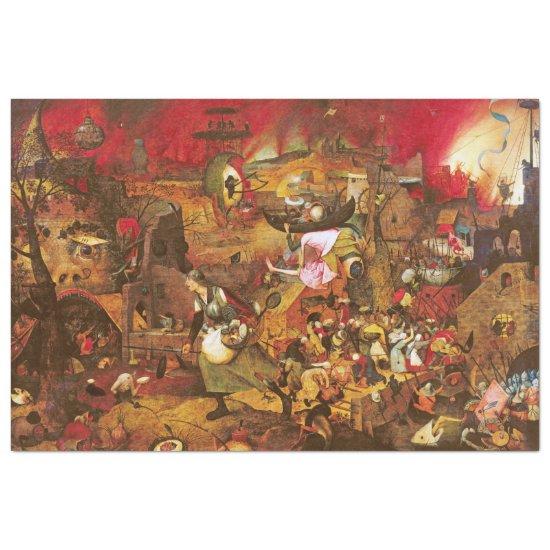 Mad Meg (Dull Gret), Pieter Bruegel Tissue Paper