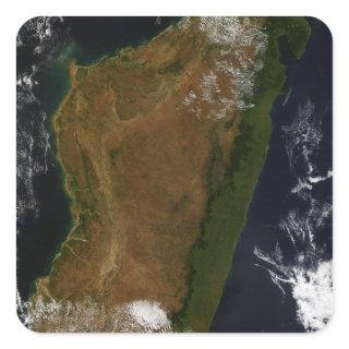 Madagascar Square Sticker