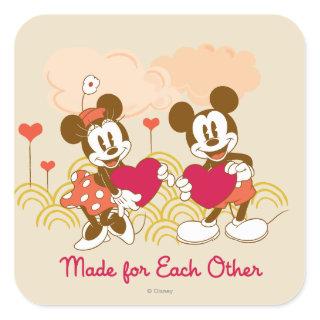 Made for Each Other Square Sticker
