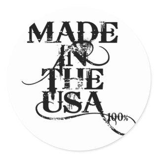 Made In The USA Accessory Classic Round Sticker