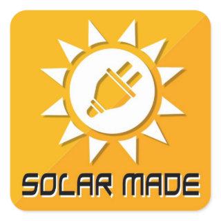 Made With Solar Stickers