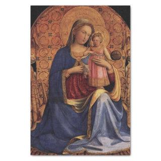 Madonna and Child by Fra Angelico Tissue Paper