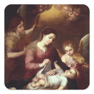 Madonna Square Sticker