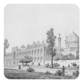 Madrasa-yi Masjid-i Shah Sultan Hussein, in Isfaha Square Sticker