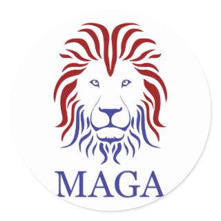 MAGA CLASSIC ROUND STICKER