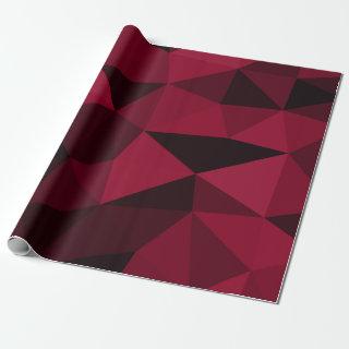 Magenta pink red dark black geometric mesh pattern