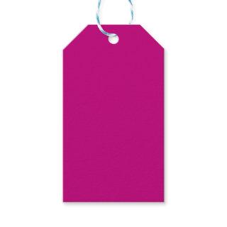Magenta (solid color)  gift tags