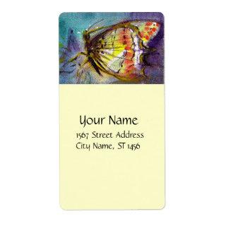 MAGIC BUTTERFLY IN BLUE Ivory Label