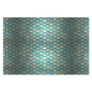 Magic Green Dragon Scale Fantasy Gift Tissue Paper