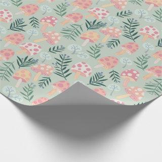 Magic Mushrooms Forest Pattern