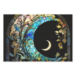 Magical Crescent Moon Alcohol Ink  Sheets