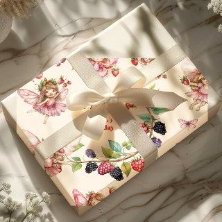 Magical Fairy Strawberry Garden Pixie 1st Birthday
