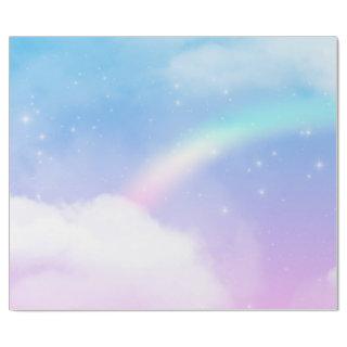 Magical Pastel Clouds and a Rainbow