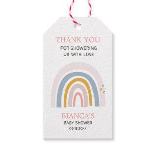 Magical Rainbow Baby Shower Thank You Gift Tags