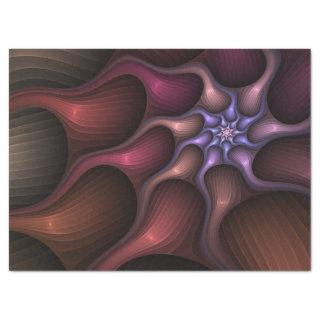 Magical Shiny Abstract Striped Colorful Fractal Tissue Paper