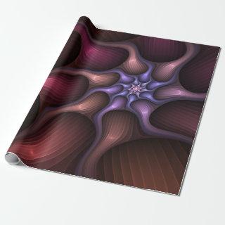 Magical Shiny Abstract Striped Colorful Fractal