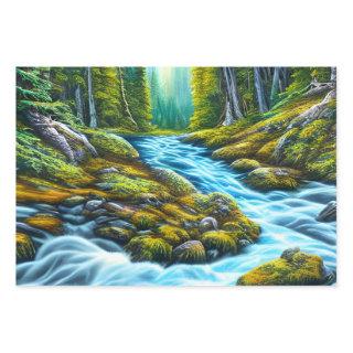 Magical Wilderness Bubbling Brook  Sheets