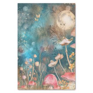 Magikal Moonlit Fairy Garden Decoupage Tissue Paper