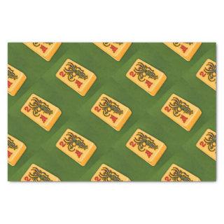Mah Jongg Flower Tile Tissue Paper