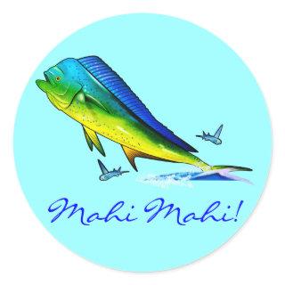 Mahi Mahi Classic Round Sticker