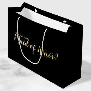 Maid of Honor Proposal Modern Proposal Large Gift Bag
