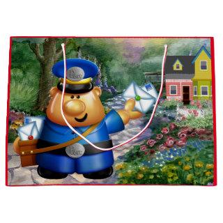 Mail Carrier Postman Tote - See Back Large Gift Bag