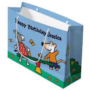 Maisy and Dotty Seesaw at the Playground Large Gift Bag