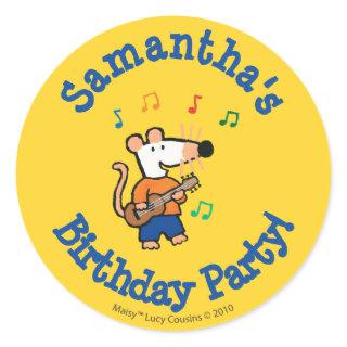 Maisy and Friends Play in the Band Classic Round Sticker