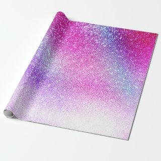 Majestic Pink Purple Nebula Galaxy Glitter