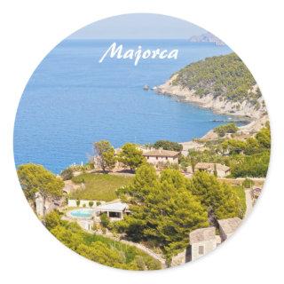 Majorca Classic Round Sticker