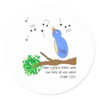 Make a Joyful Noise Classic Round Sticker