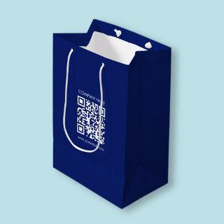 Make a QR code instantly | Modern simple design Medium Gift Bag