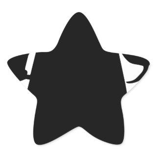 make america goth again star sticker