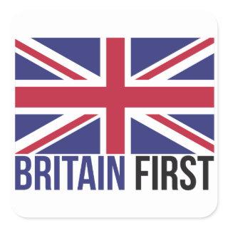 Make Britain Great Again UK First Flag Brexit Square Sticker