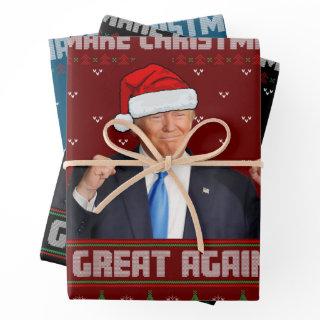 Make Christmas Great Again Donald Trump Xmas Funny  Sheets