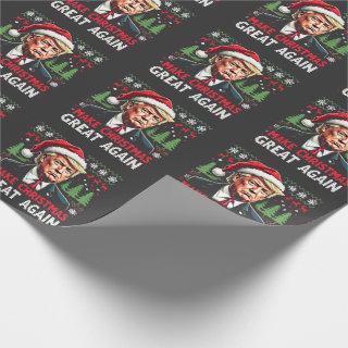 Make Christmas Great Again Ugly Xmas Sweater Trump