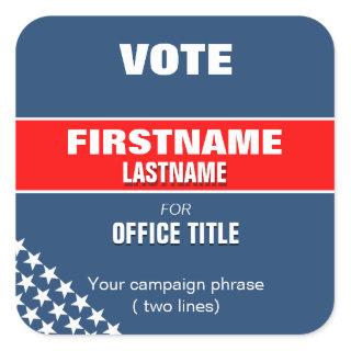 Make your campaign squared Sticker