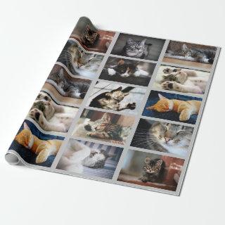 Make Your Own 10 Photo Collage on Gray