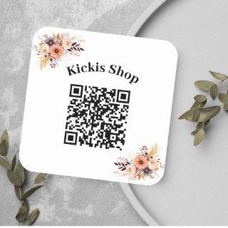 Make Your Own Company QR Code Sticker