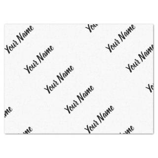 Make Your Own Custom Name Personalized Gift Wrap Tissue Paper