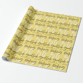 Making 50 look good birthday gift wrap