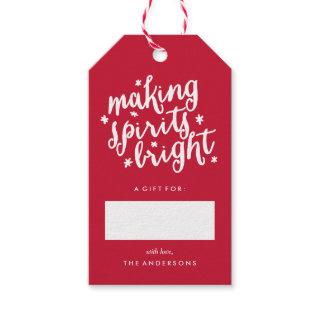 Making Spirits Bright Gift Tags