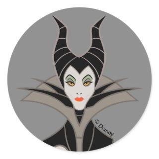 Maleficent | In A Dark Design Classic Round Sticker