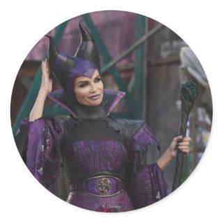 Maleficent Photo 1 2 Classic Round Sticker